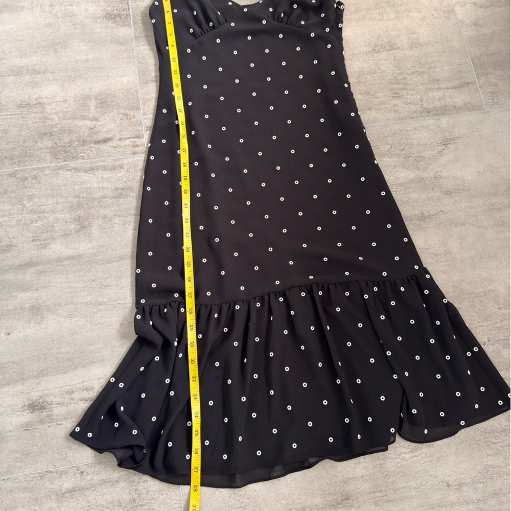 MICHAEL KORS Grommeted Georgette Black Slip Dress Sz XXS - Picture 10 of 13